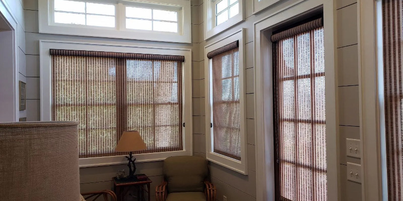 Woven Wood Shades in Athens, Georgia